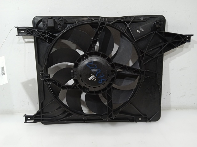 Difusor de radiador, ventilador de refrigeración, condensador del aire acondicionado, completo con motor y rodete 21481JD21A Nissan