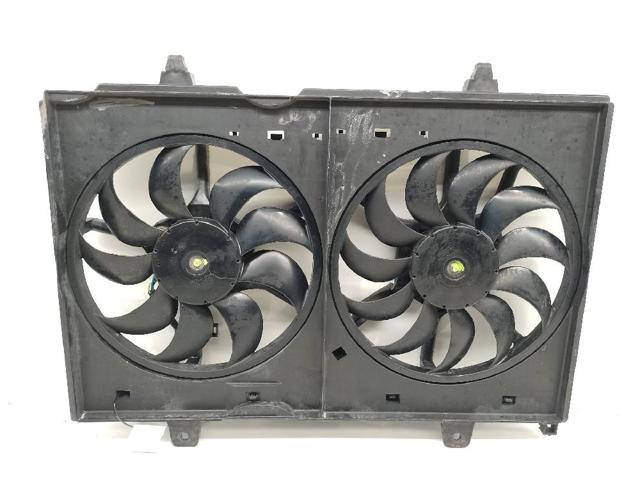 Difusor de radiador, ventilador de refrigeración, condensador del aire acondicionado, completo con motor y rodete 21481JG700 Nissan