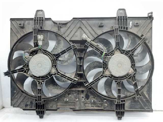 Difusor de radiador, ventilador de refrigeración, condensador del aire acondicionado, completo con motor y rodete 21481JG70A Nissan