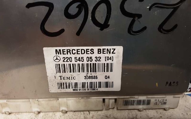 Centralita check control para mercedes-benz clase s s 320 (220.065, 220.165) m112944 2205450532