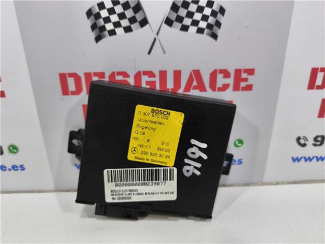 2208203026 MERCEDES Módulo de control de luces de faros (ECU)  disponible Ourense