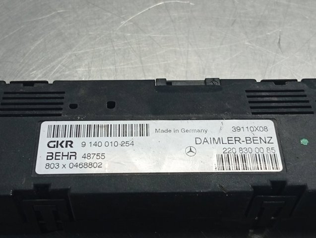 MERCEDES 2208300085 Unidad de control aire acondicionado  en stock Valencia
