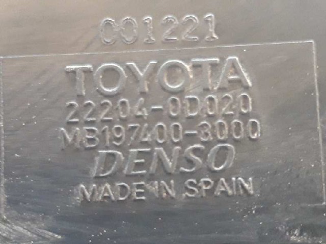 TOYOTA 222040D020 Sensor de flujo de masa de aire  comprar en Ponferrada