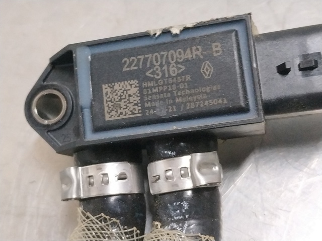 RENAULT 227707094R Sensor De Presion De Escape  comprar en Ponferrada