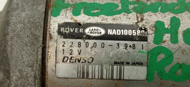 LAND ROVER 2280003981 Motor de arranque comprar Barcelona