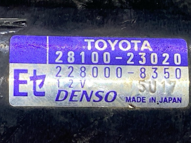 2280008350 TOYOTA Motor de arranque comprar Bilbao