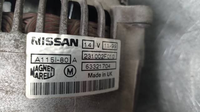 NISSAN 231002F010 Alternador comprar Pamplona