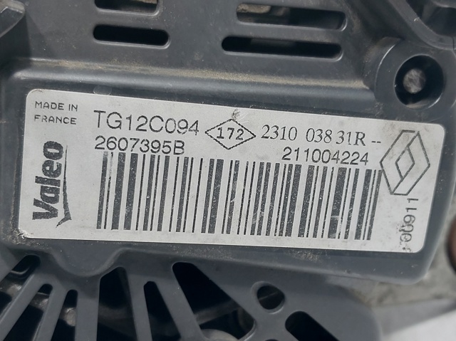 RENAULT 231003831R Alternador  comprar en Albacete