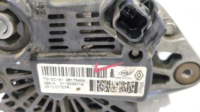 RENAULT 231007707R Alternador  comprar en Ponferrada