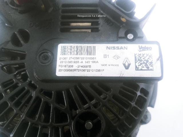 RENAULT 231009392R Alternador  disponible Valladolid