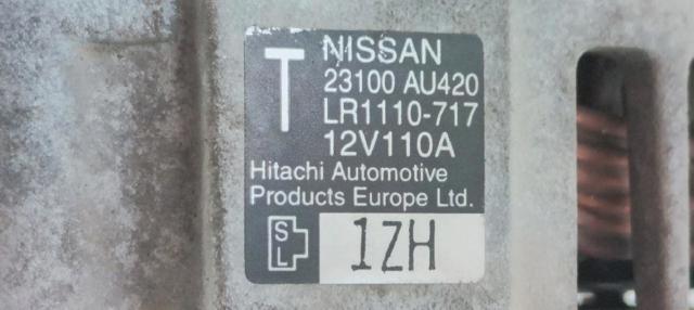 23100AU420 NISSAN Alternador  en stock Córdoba