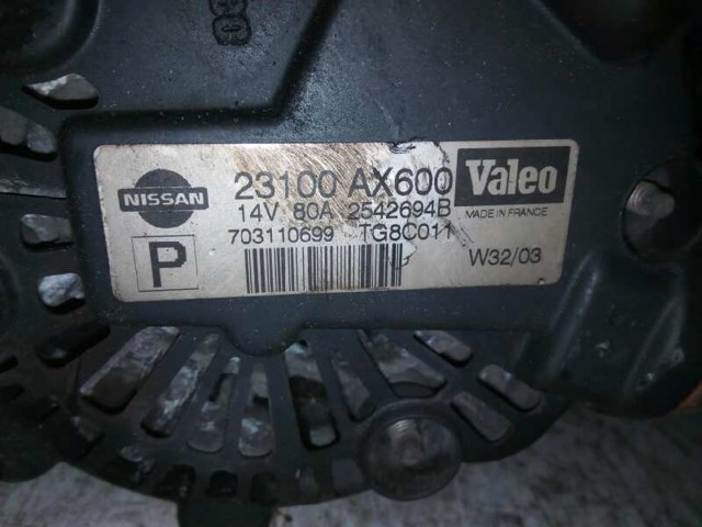 23100AX600 NISSAN Alternador comprar Alcalá