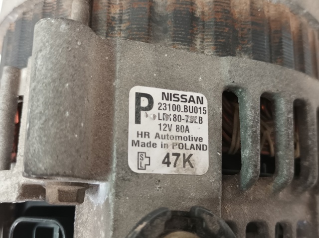 NISSAN 23100BU015 Alternador  comprar en Murcia