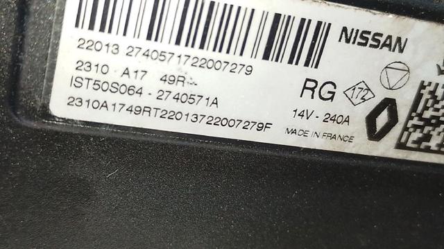 2310A1749R RENAULT Alternador  comprar en Jaén