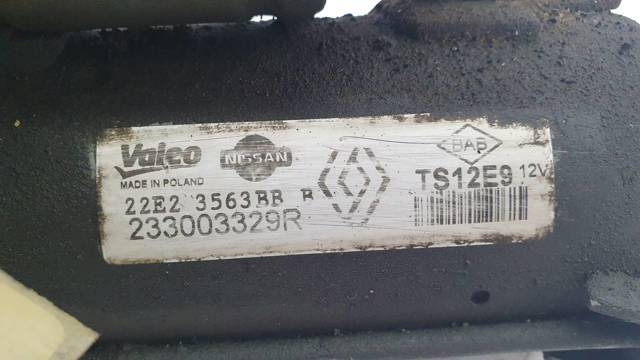 RENAULT 233003329R Motor de arranque  en stock Salamanca