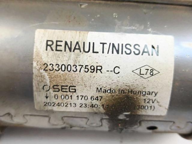 233003759R RENAULT Motor de arranque  en stock Córdoba