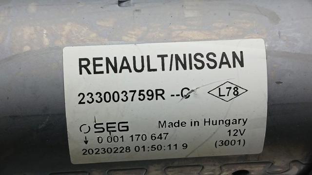 233003759R Motor de arranque comprar Sevilla