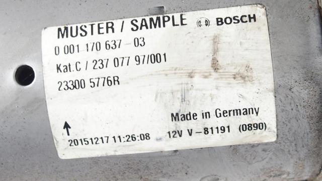 RENAULT 233005776R Motor de arranque  en stock Salamanca