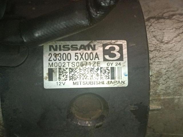NISSAN 233005X00A Motor de arranque  en stock Terrassa