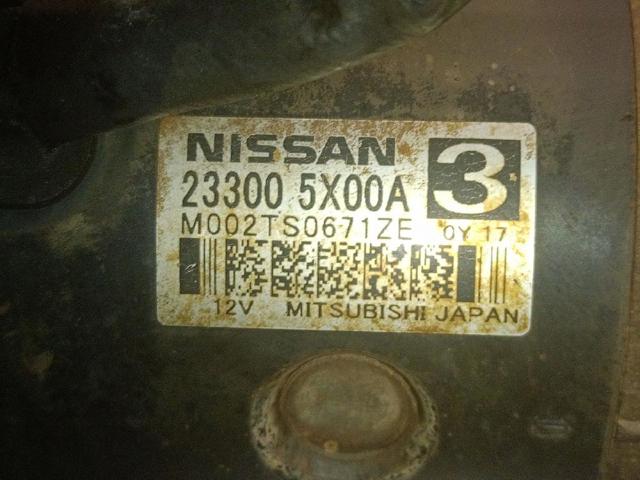 NISSAN 233005X00A Motor de arranque  comprar en Murcia
