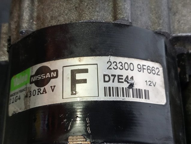 NISSAN 233009F662 Motor de arranque  en stock Terrassa