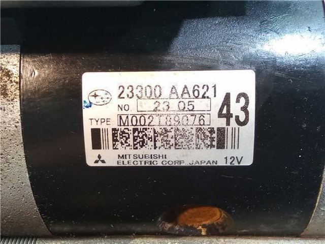 SUBARU 23300AA621 Motor de arranque  en stock Valencia