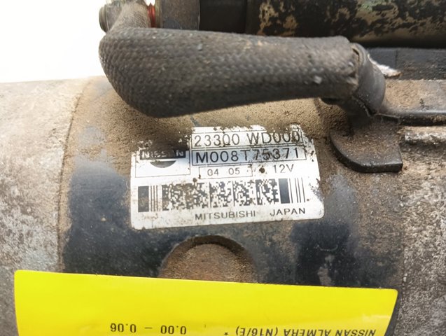 NISSAN 23300WD000 Motor de arranque  disponible Valladolid