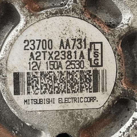 23700AA731 SUBARU Alternador  disponible Ourense