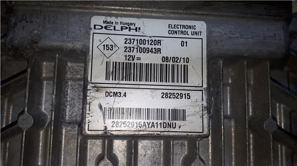 237100120R RENAULT Unidad de control del motor (ECU)  comprar en Jaén