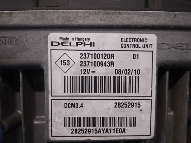 237100120R RENAULT Unidad de control del motor (ECU)  comprar en Jaén