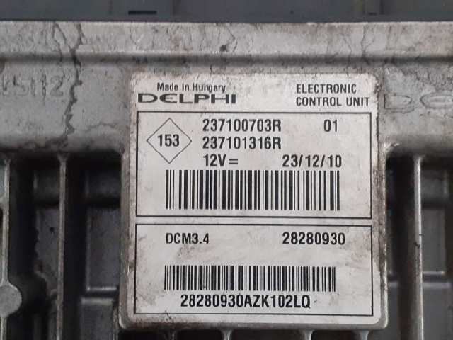 237100703R Unidad de control del motor (ECU)  comprar en Pontevedra