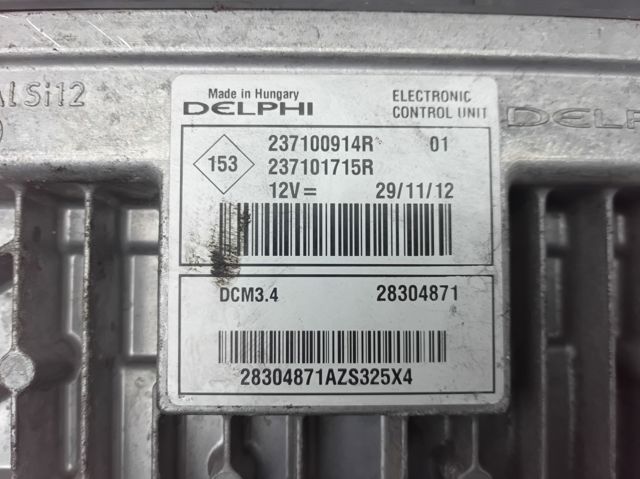 237100914R RENAULT ECU comprar Bilbao