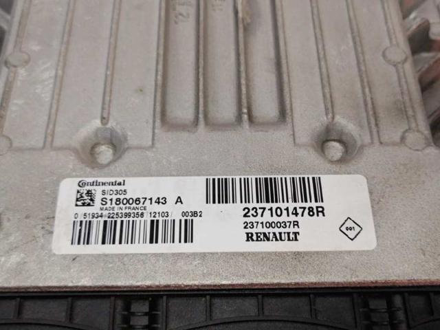 237101478R RENAULT Unidad de control del motor (ECU)  comprar en Oviedo