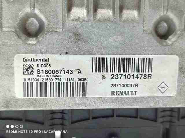 237101478R Unidad de control del motor (ECU)  comprar en Pontevedra