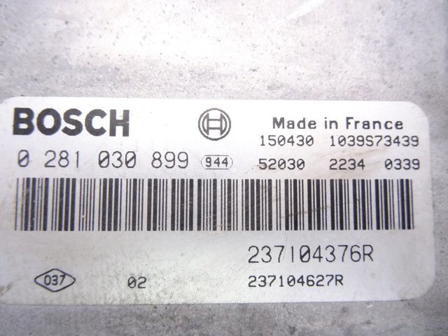 RENAULT 237104376R Unidad de control del motor (ECU)  comprar en Ponferrada