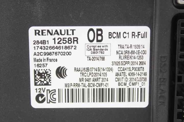 237107343R Unidad de control del motor (ECU)  comprar en Pontevedra
