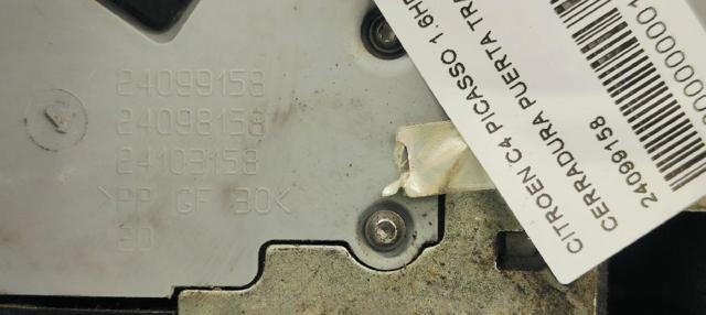 PEUGEOT 24099158 Cerradura de la puerta trasera derecha comprar Barcelona
