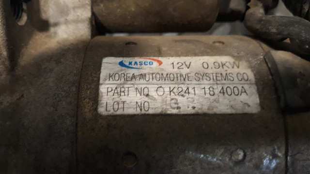 HYUNDAI 24118400A Motor de arranque comprar Tarragona