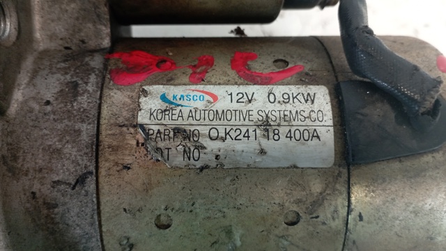 24118400A HYUNDAI Motor de arranque  disponible Alicante