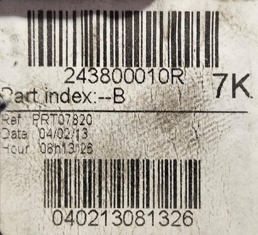 RENAULT 243800010R Caja de fusibles  comprar en Albacete