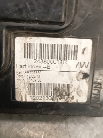RENAULT 243800011R Módulo de control de batería  comprar en Albacete