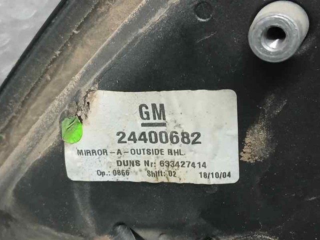 OPEL 24400682 Espejo retrovisor derecho  comprar en Ponferrada
