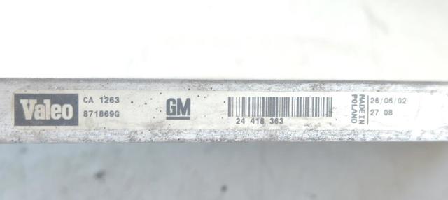 24418363 Condensador aire acondicionado  en stock Granada