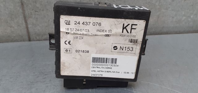 OPEL 24437076 Módulo de confort  comprar en Murcia