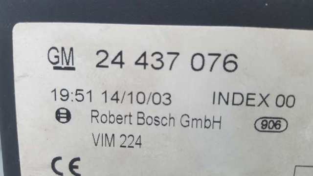 24437076 OPEL Módulo de confort comprar Alcalá