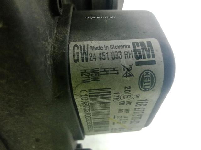 OPEL 24451033RH Faro derecho  en stock Salamanca