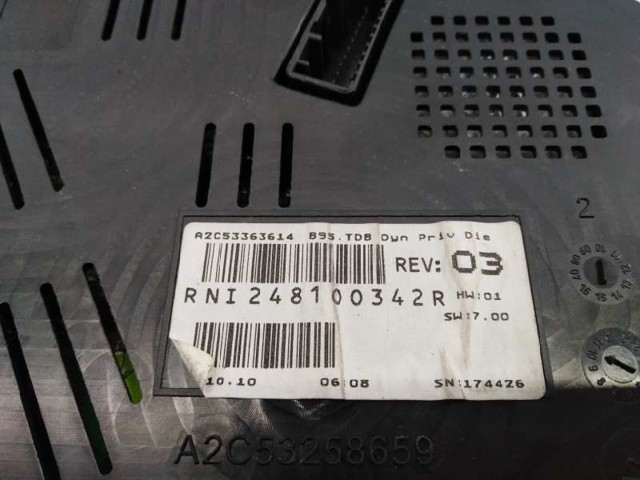 RENAULT 248100342R Tablero de instrumentos  disponible Valladolid
