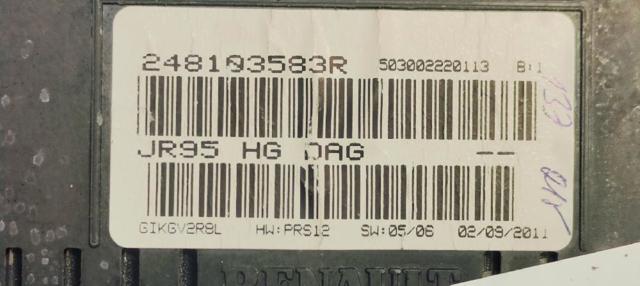 RENAULT 248103583R Tablero de instrumentos  comprar en Albacete