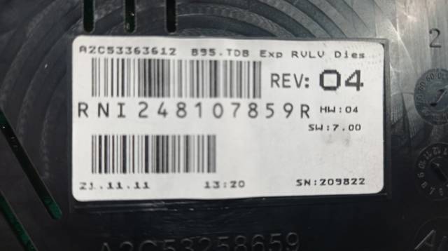 248107859R RENAULT Cuadro instrumentos comprar Madrid