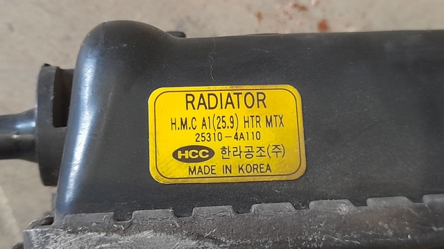 HYUNDAI 253104A110 Radiador comprar Barcelona